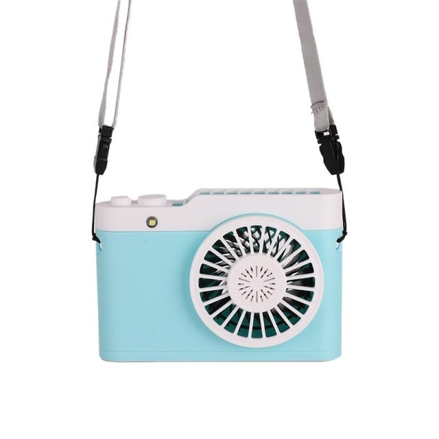 USB Rechargeable Wearable Portable Hand Free Neckband Fan Personal Mini Neck Double Fans 3 Speed Adjustable for Ourdoor
