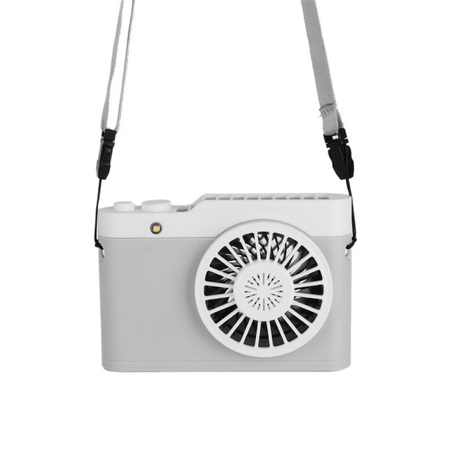 USB Rechargeable Wearable Portable Hand Free Neckband Fan  Personal Mini Neck Double Fans 3 Speed Adjustable for Ourdoor