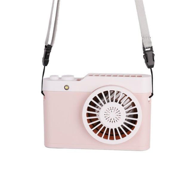 USB Rechargeable Wearable Portable Hand Free Neckband Fan  Personal Mini Neck Double Fans 3 Speed Adjustable for Ourdoor